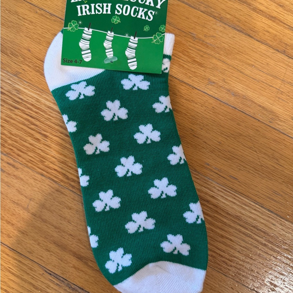 Green Clover Irish Socks from Ireland